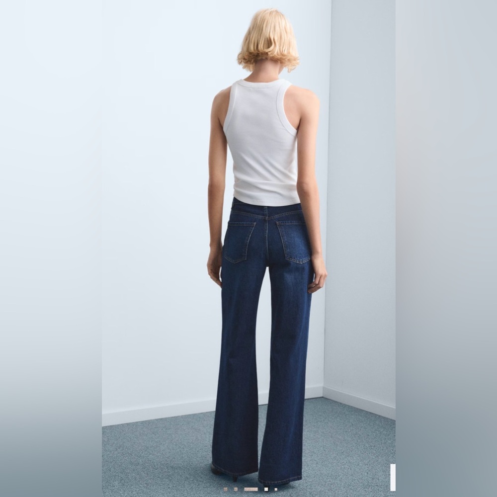 Mango Dark Blue Jeans